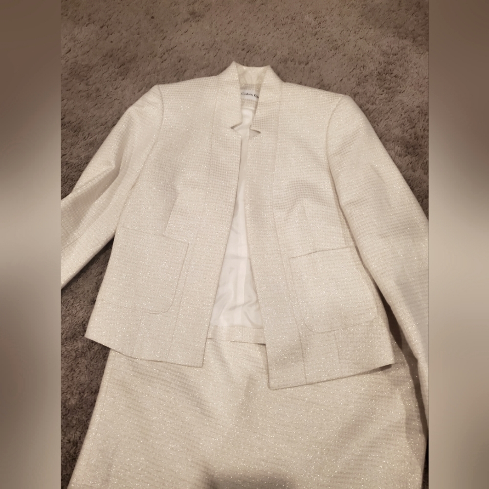 Calvin Klein skirt suit and jacket